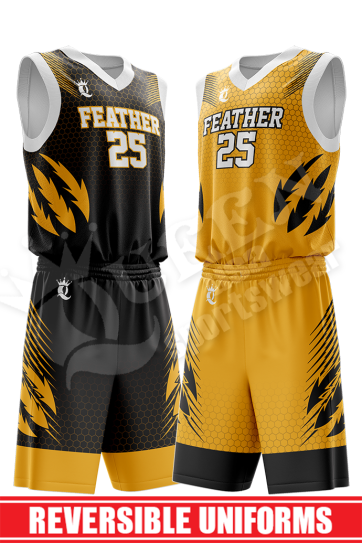 Reversible Basketball Uniform - Legends style