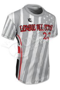 Crew Neck Baseball Jersey - League All Stars Style