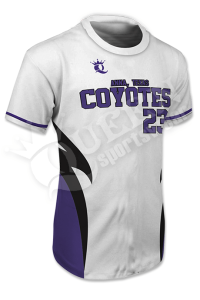 Crew Neck Baseball Jersey - League All Stars Style