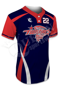 Sublimated Two-Button Jersey - League All Stars Style
