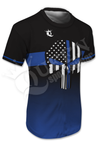 Crew Neck Baseball Jersey - League All Stars Style