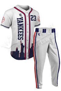 Custom Baseball Uniform - League All Stars Style