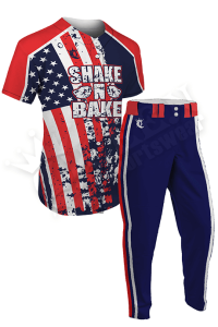 Custom Baseball Uniform - League All Stars Style