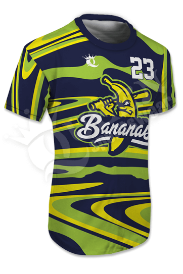 Crew Neck Baseball Jersey - League All Stars Style