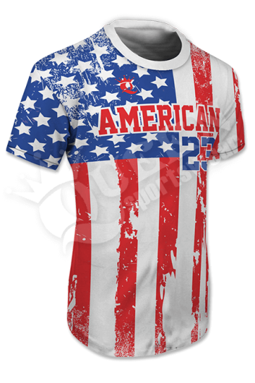 Crew Neck Baseball Jersey - League All Stars Style