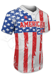 Sublimated Two-Button Jersey - League All Stars Style