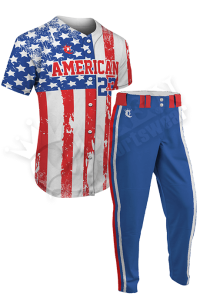 Custom Baseball Uniform - League All Stars Style