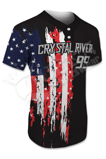 Sublimated Two-Button Jersey - League All Stars Style