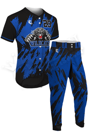 Custom Baseball Uniform - League All Stars Style