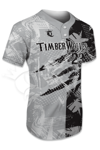 Sublimated Two-Button Jersey - League All Stars Style