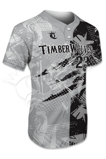 Sublimated Two-Button Jersey - League All Stars Style
