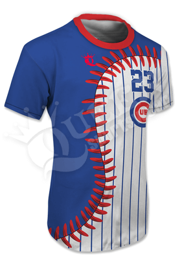 Crew Neck Baseball Jersey - League All Stars Style