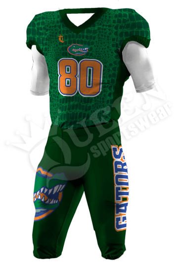 Sublimated Football Uniform - Gators Style