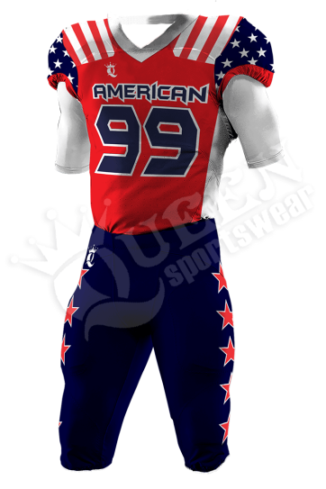 Sublimated Football Uniform - Patriots Style (Special)