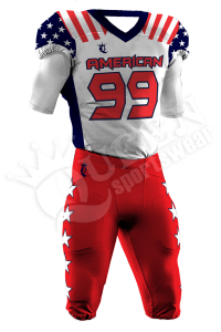 Sublimated Football Uniform - Patriots Style (Special)