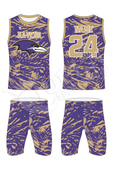 7on7 Football Uniforms - Ravens (Fitted Form)